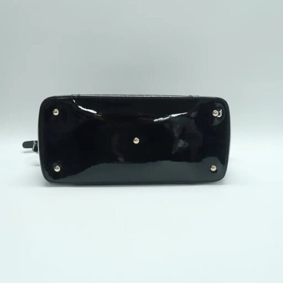 GUCCI Dome Black Leather Satchel 593-061925 - Picture 4 of 11